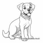 Simple and Fun Cane Corso Coloring Pages for Toddlers 4