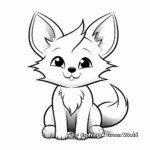 Simple and Fun Fox Coloring Pages for Kids 1