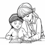 Simple Ash Wednesday Coloring Pages for Children 3