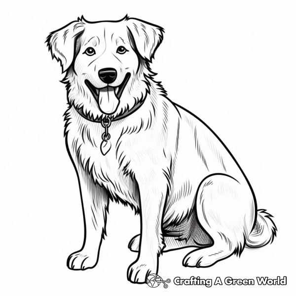 Border Collie Coloring Pages - Free &amp; Printable!