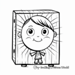 Simple Box Fan Coloring Pages for Children 2