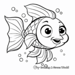 Simple Cod Fish Coloring Pages For Children 4