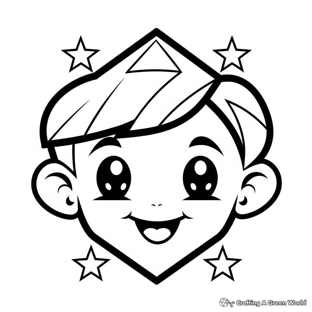 Diamond Coloring Pages - Free &amp; Printable!