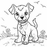 Simple French Bulldog Coloring Pages for Beginners 1
