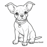 Simple French Bulldog Coloring Pages for Beginners 2