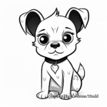 Simple French Bulldog Coloring Pages for Beginners 3