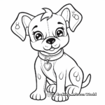 Simple French Bulldog Coloring Pages for Beginners 4