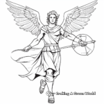 Simple Hermes Messenger of Gods Coloring Pages 4