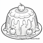 Simple Jello Coloring Pages for Children 2