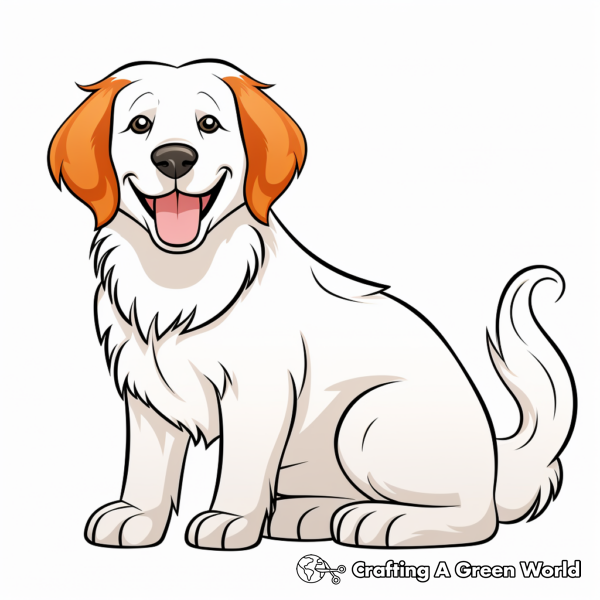 Golden Retriever Coloring Pages - Free &amp; Printable!