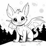 Simple Night Fury Coloring Pages for Children 2