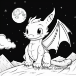 Simple Night Fury Coloring Pages for Children 3