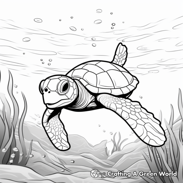 Sea Turtle Coloring Pages - Free &amp; Printable!