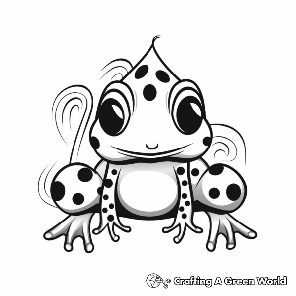 Poison Dart Frog Coloring Pages - Free &amp; Printable!