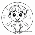 Simple Sand Dollar Coloring Pages for Children 3