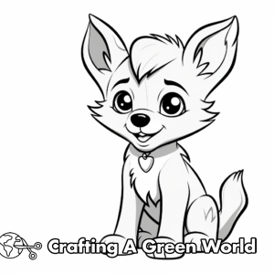 Wolf Pup Coloring Pages - Free &amp; Printable!