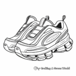 Slip-on Running Shoe Coloring Pages 3