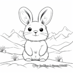 Snow Rabbit Coloring Pages for All Ages 2