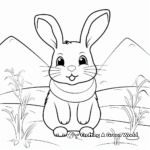Snow Rabbit Coloring Pages for All Ages 4