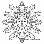 Snowflakes Dance from Nutcracker Ballet Coloring Pages 3