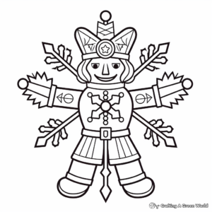 Snowflakes Dance from Nutcracker Ballet Coloring Pages 4