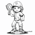 Softball Trophy And Awards Coloring Pages 3