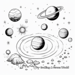 Solar System Formation Coloring Pages 1