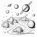 Solar System Formation Coloring Pages 4