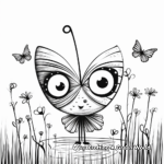 Soothing Butterfly Coloring Pages for Adults 2