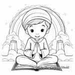 Soothing Prayer Coloring Pages for Ramadan 2