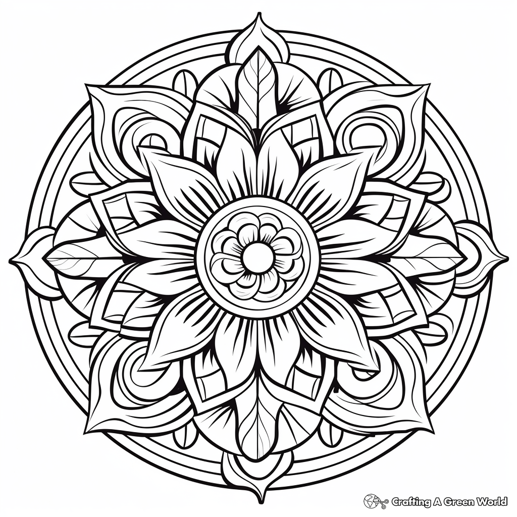 Free Mandala Adult Coloring Pages