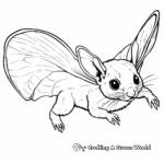 Southern Flying Squirrel Coloring Pages 4
