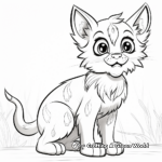 Spanish Lynx Coloring Pages for Spanish Learners 2