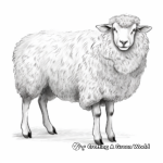 Spanish Raramuri Criollo Sheep Coloring Pages 1
