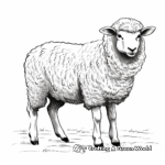 Spanish Raramuri Criollo Sheep Coloring Pages 3
