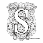 Spanish Style Letter S Coloring Pages 4