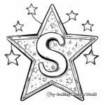 Sparkly Letter S Coloring Pages 3