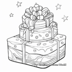 Special Birthday Gift Box Coloring Pages 1