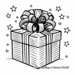 Special Birthday Gift Box Coloring Pages 3