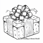 Special Birthday Gift Box Coloring Pages 4