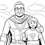 Special 'My Dad, My Hero' Coloring Pages 2