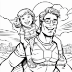 Special 'My Dad, My Hero' Coloring Pages 3