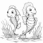 Special Seahorses Coloring Pages 3
