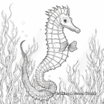 Species-Specific Seahorse Coloring Pages 1