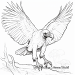 Spectacular Black Vulture Coloring Pages 3