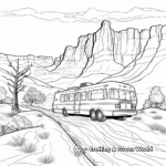Spectacular USA National Parks Coloring Pages 1