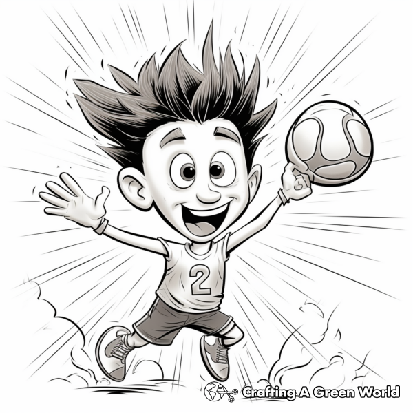 Volleyball Coloring Pages - Free &amp; Printable!