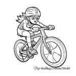 Speedy Racing Bike Coloring Pages 4