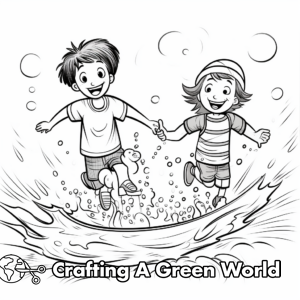 Rainy Day Coloring Pages - Free &amp; Printable!