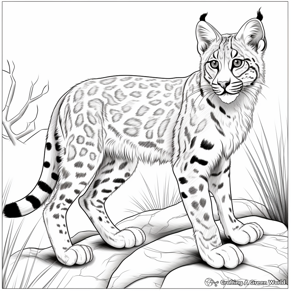 Lynx Coloring Pages Free Printable 